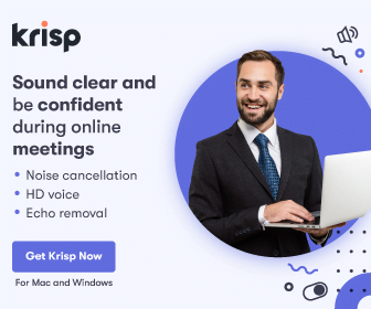 Krisp-AI Suppress background Noise Free Trial